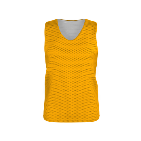 Badger Sport Youth Reversible Mesh Tank (A00118-027503), Color 'Gold/White'